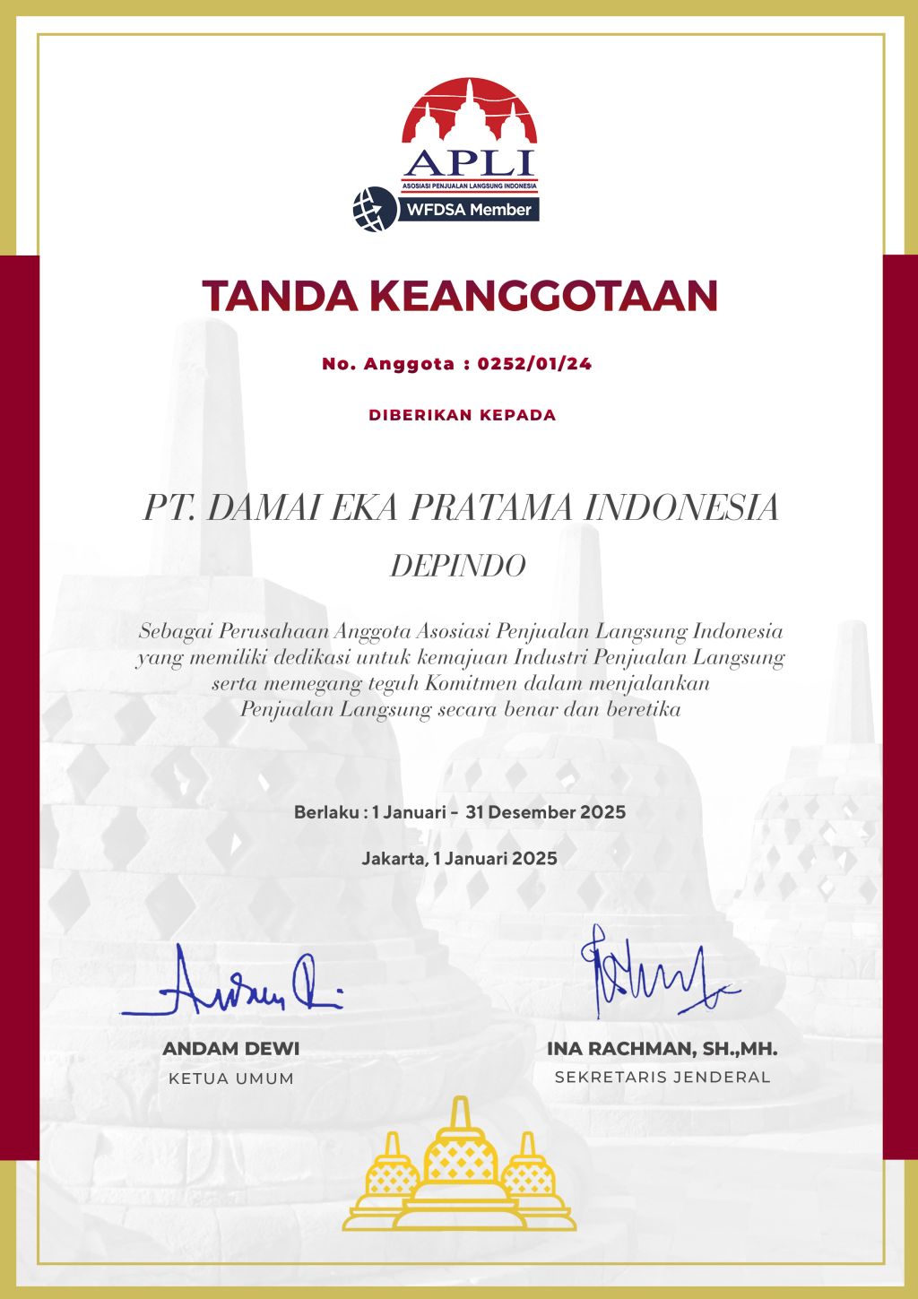 PT. DAMAI EKA PRATAMA INDONESIA