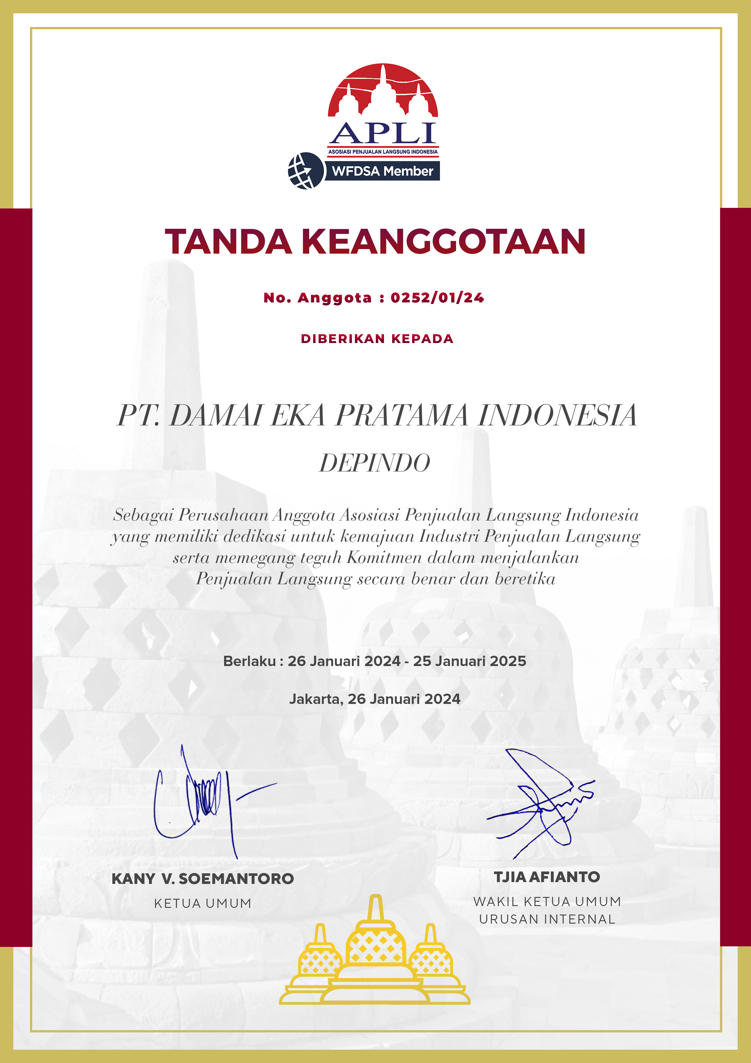 PT. DAMAI EKA PRATAMA INDONESIA