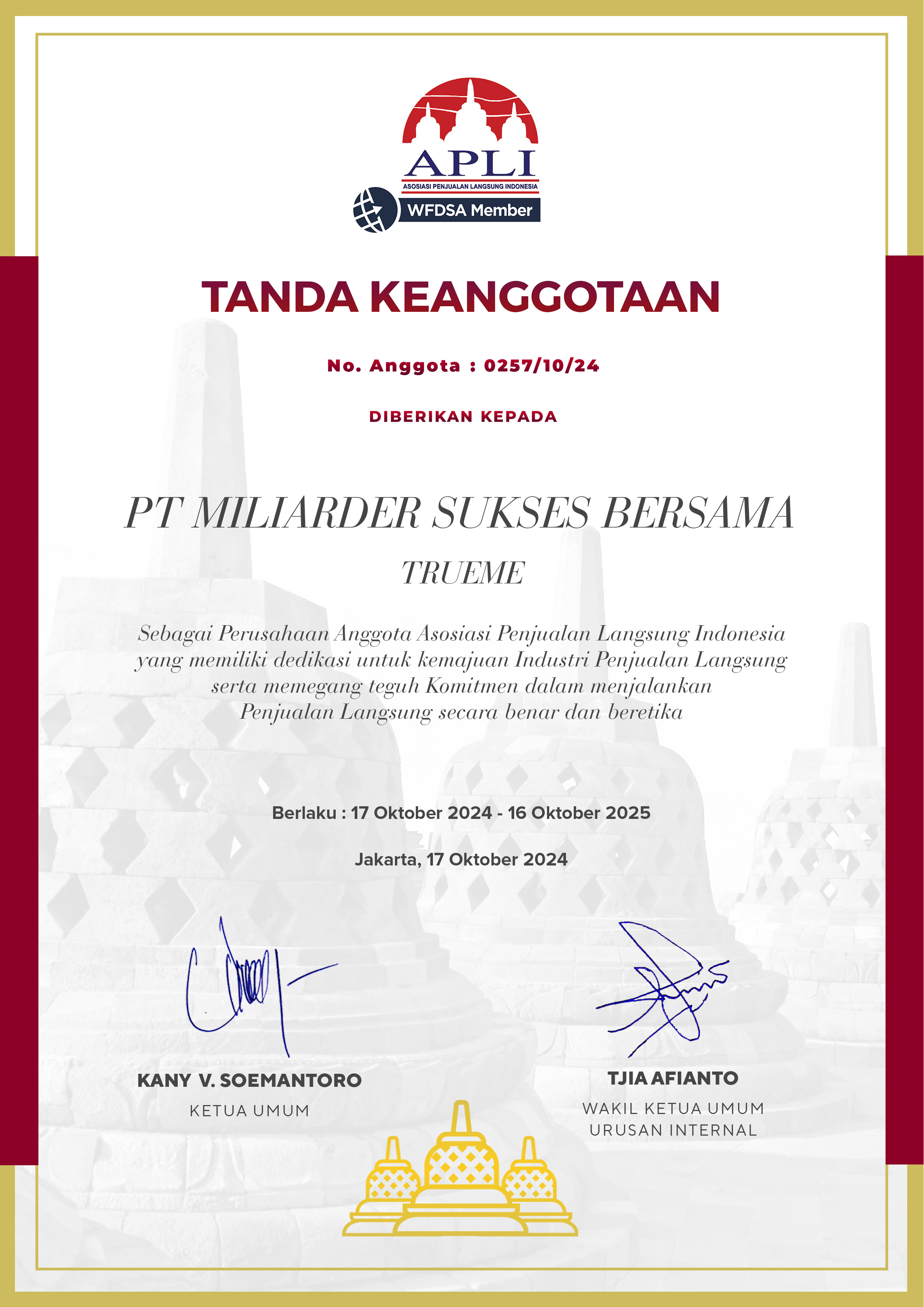 PT. MILIARDER SUKSES BERSAMA